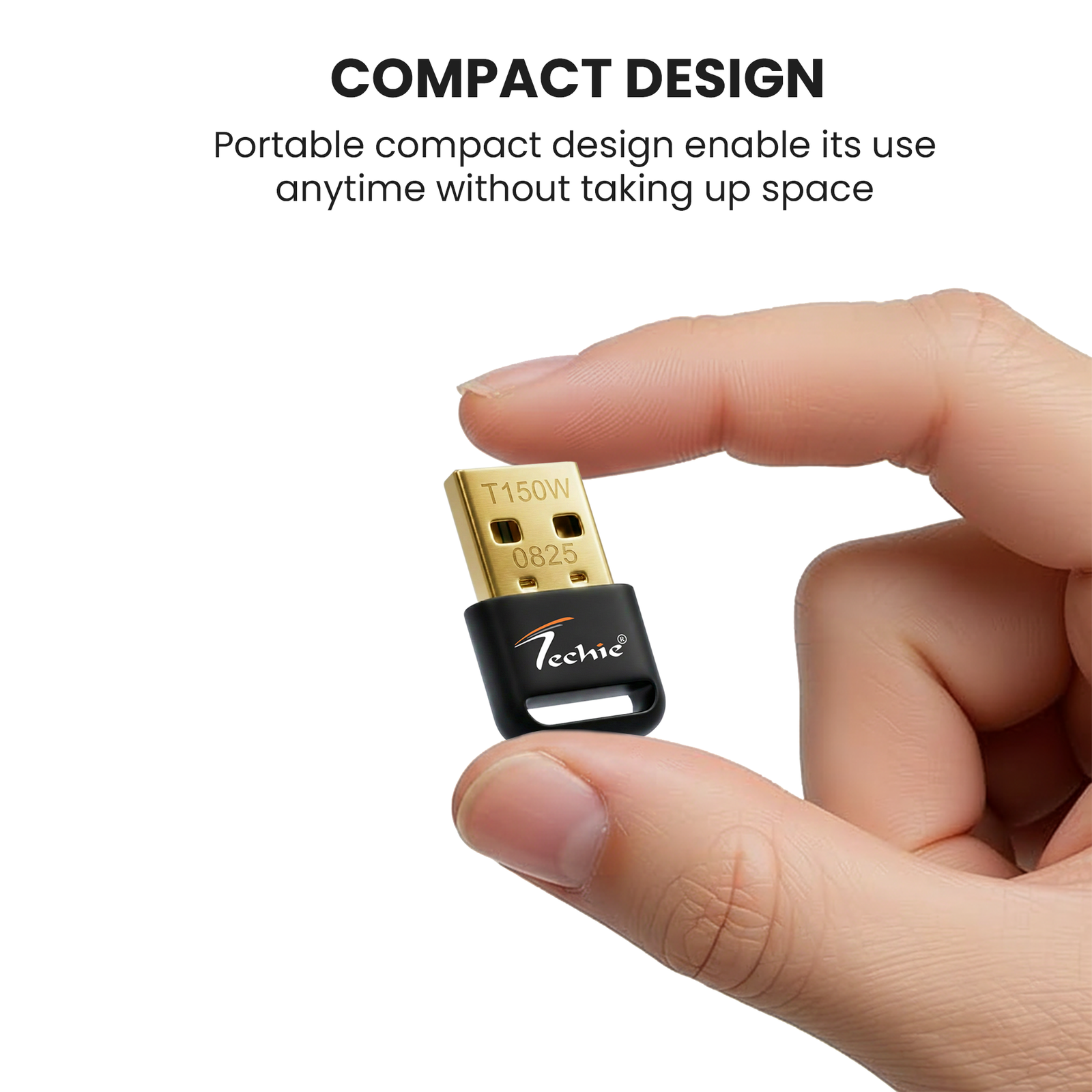 Techie Wireless 150 Mbps USB Wifi Adapter Rated 4.80 out of 5 based on 5customer ratings